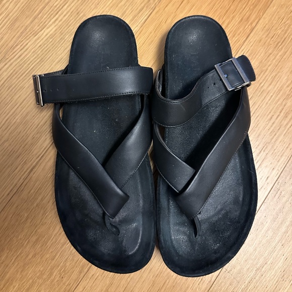 Lanvin men’s suede sandals in size 10 - Picture 1 of 4